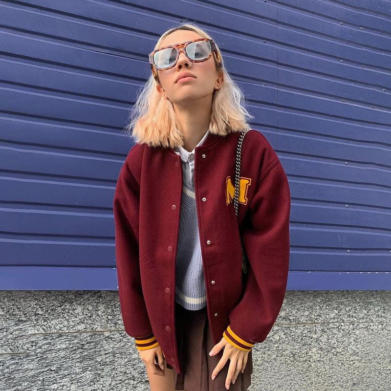 Letter Jacket Baseball Uniform