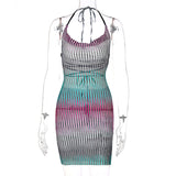 Sexy See-through Halter Dress