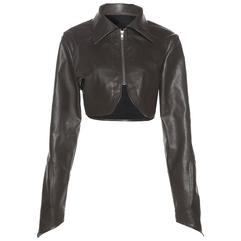 Leather Street Sexy Tube Top Dress Suit