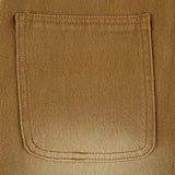 Brown High Waist Slimming Loose Straight-leg Pants