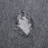 High-rise Ripped Slit Jeans