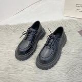 Lace Student Single Shoes Winter