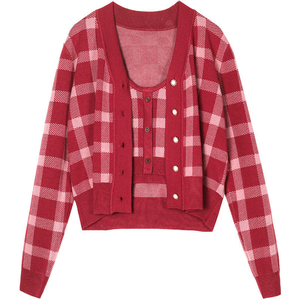 Retro Spring Two piece Sweater