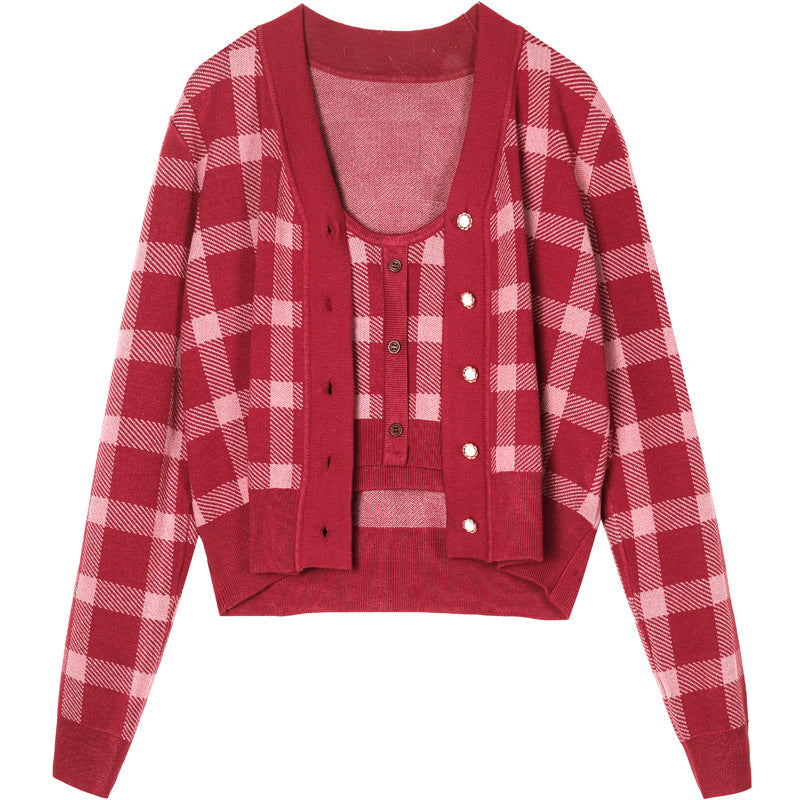 Retro Spring Two piece Sweater