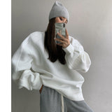 Round Neck Pullover Sweatshirt