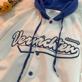 Simple Loose Hooded Jacket