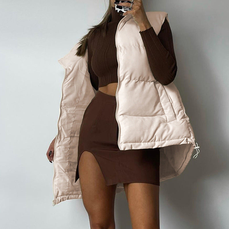 Thick Warm Sleeveless Cotton Jacket