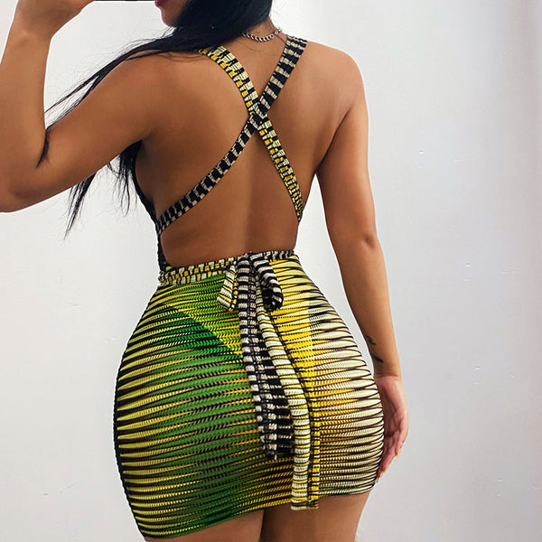 Tight Sexy Show Chest Dress