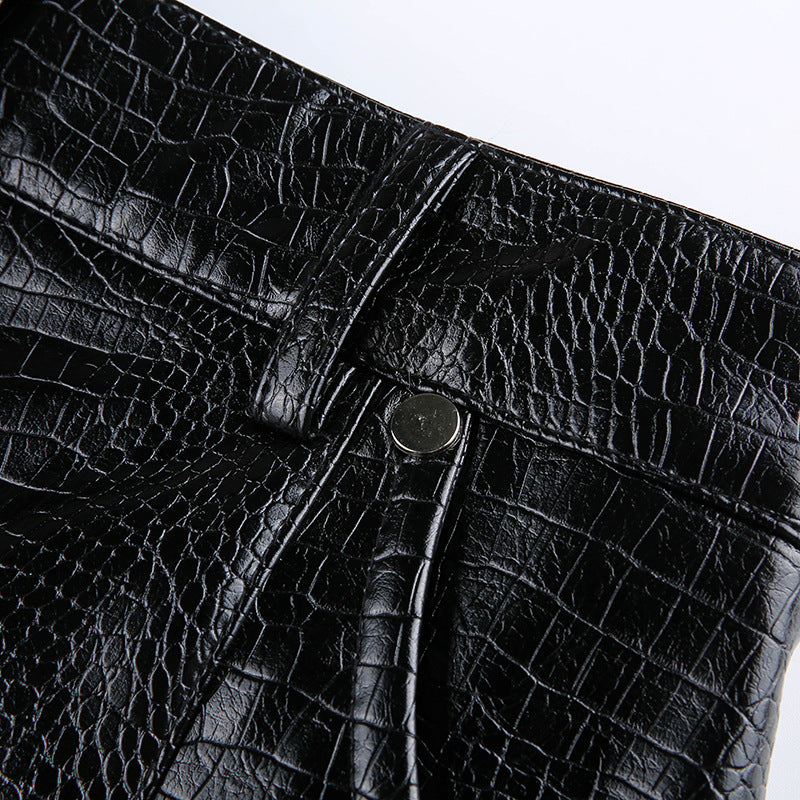 High Waist Slim Sexy Split Hip Skirt