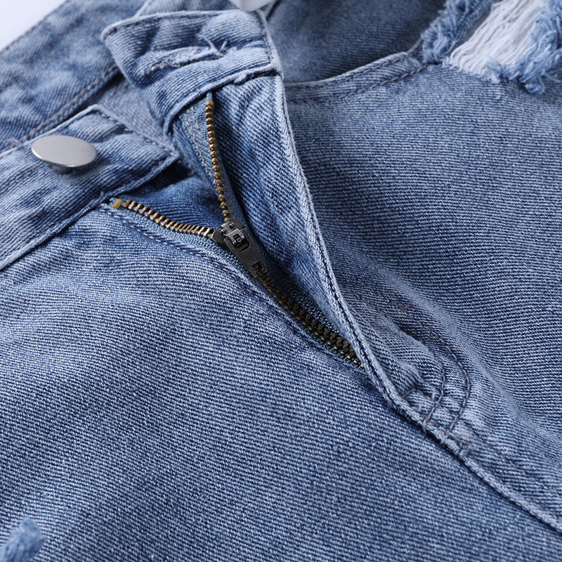 Sexy Tattered Denim Pants