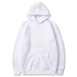 Oversized Solid Color Pullover Hoodie