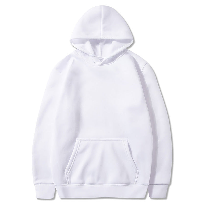 Oversized Solid Color Pullover Hoodie