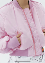 Short Bomber Cotton Jacket