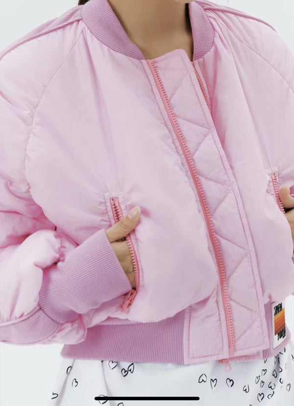 Short Bomber Cotton Jacket