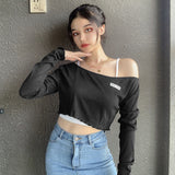 High Waist Slim Thin Scheming Top