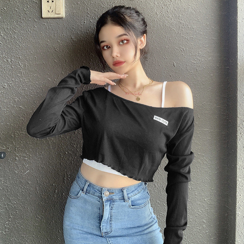 High Waist Slim Thin Scheming Top