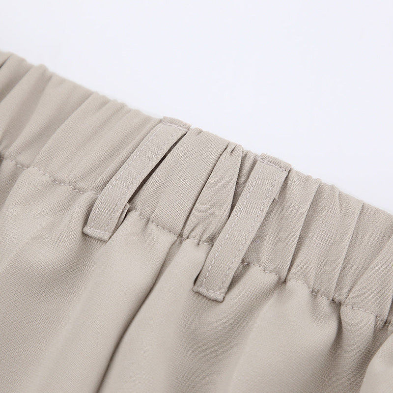 Loose Drape Commuter Simple Pants