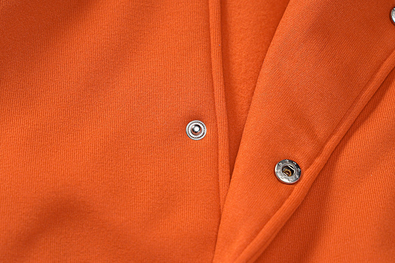 Orange Baseball Jacket