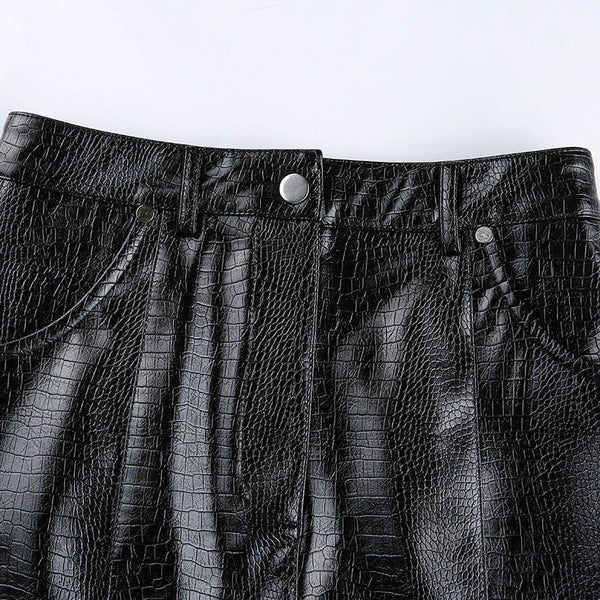 High Waist Slim Sexy Split Hip Skirt