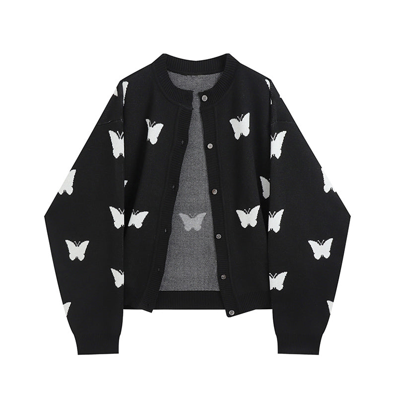 Black Butterfly Sweater