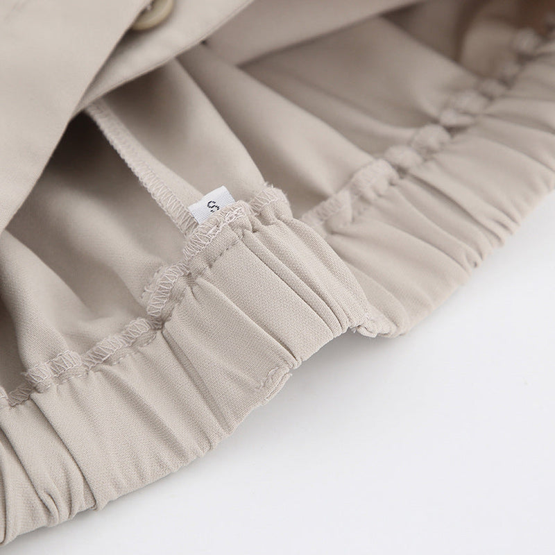 Loose Drape Commuter Simple Pants