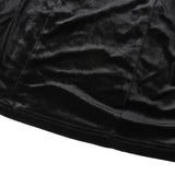 Waist Suede Flared Sleeve Wrap Chest Hepburn Dress