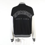 PU Stitching Baseball Jacket