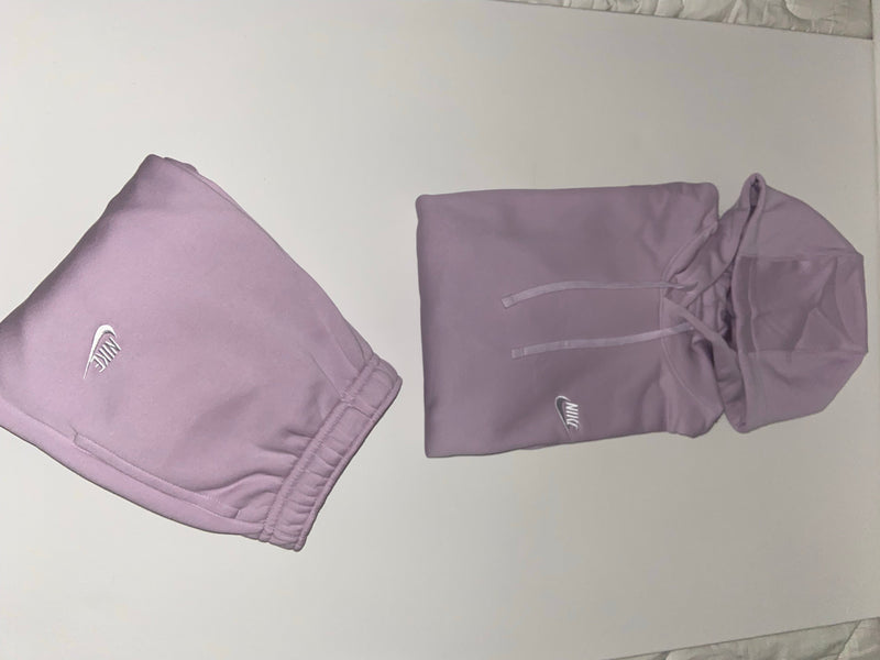 Ensemble nike fleece lilas