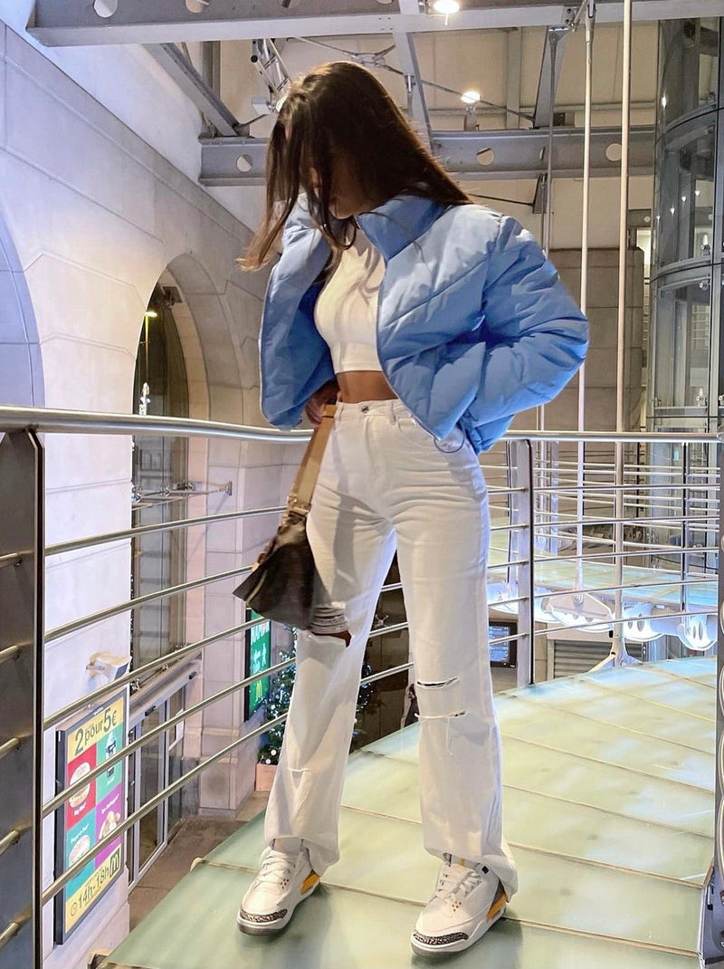 Jean oversized blanc