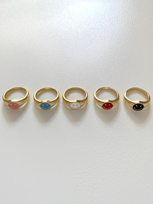 BAGUE SOURIRE COLORÉE