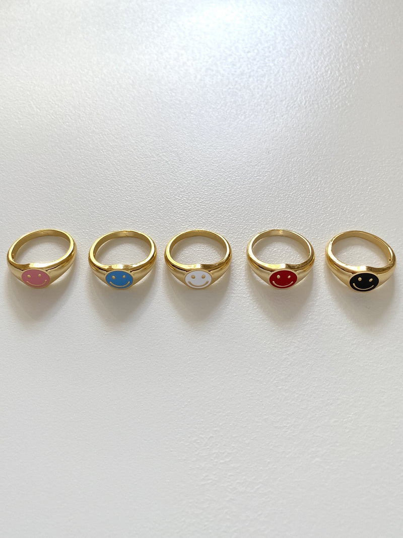 BAGUE SOURIRE COLORÉE