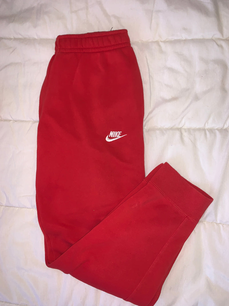 Ensemble nike fleece Red