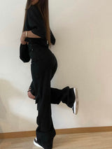 Jean oversized noir 2