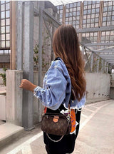 Veste en jeans destroy