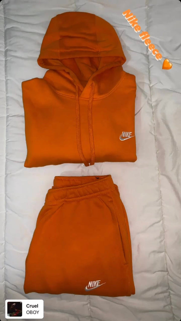 Ensemble Nike fleece orange magma 🧡