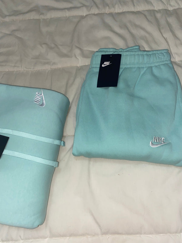 Ensemble Nike fleece turquoise 🐬