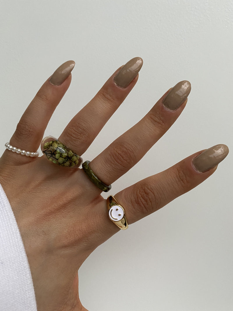 BAGUE SOURIRE COLORÉE