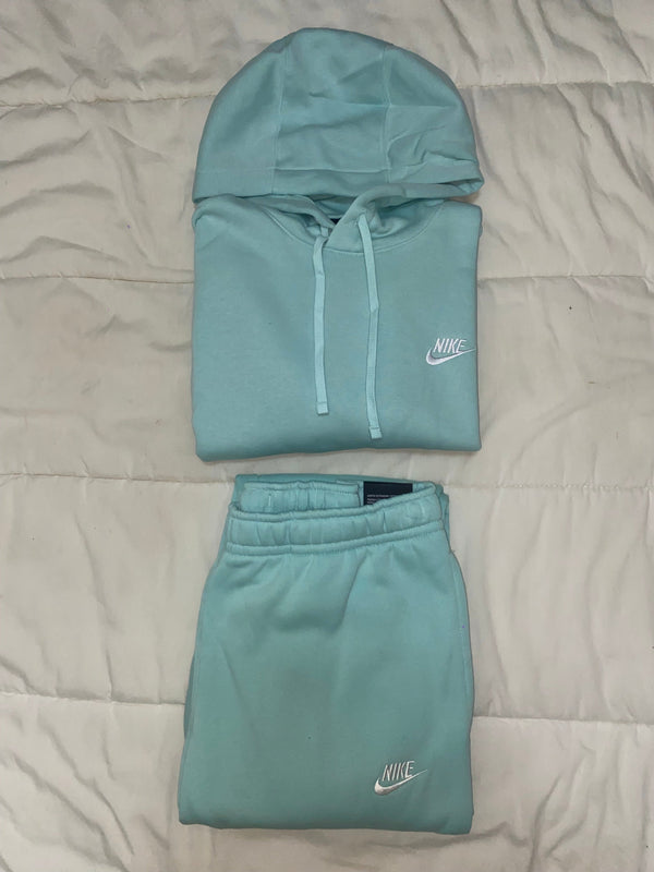 Ensemble Nike fleece turquoise 🐬
