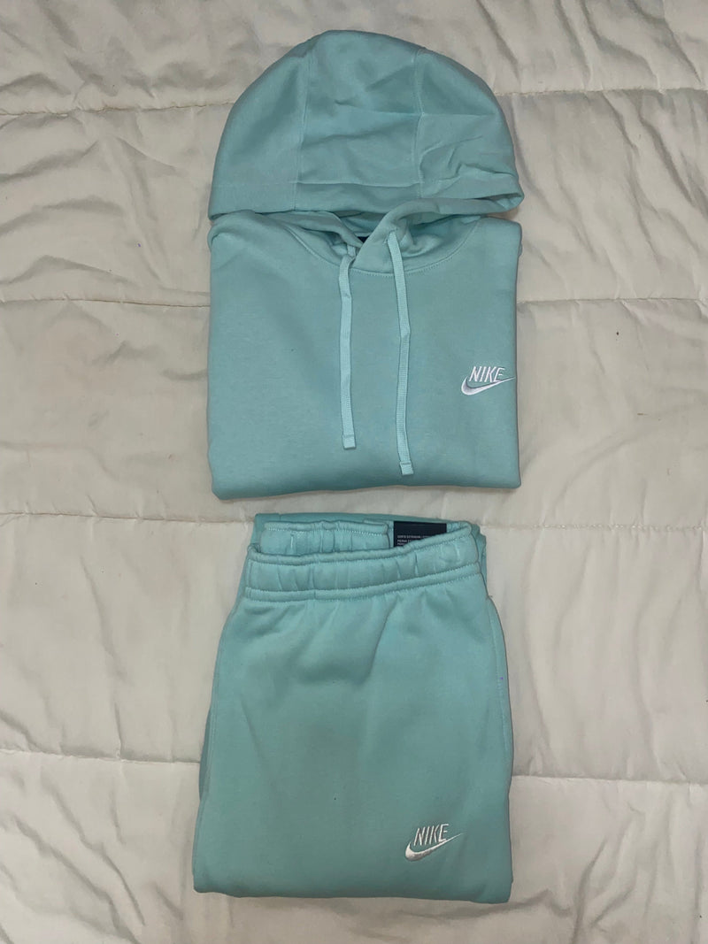 Ensemble Nike fleece turquoise 🐬