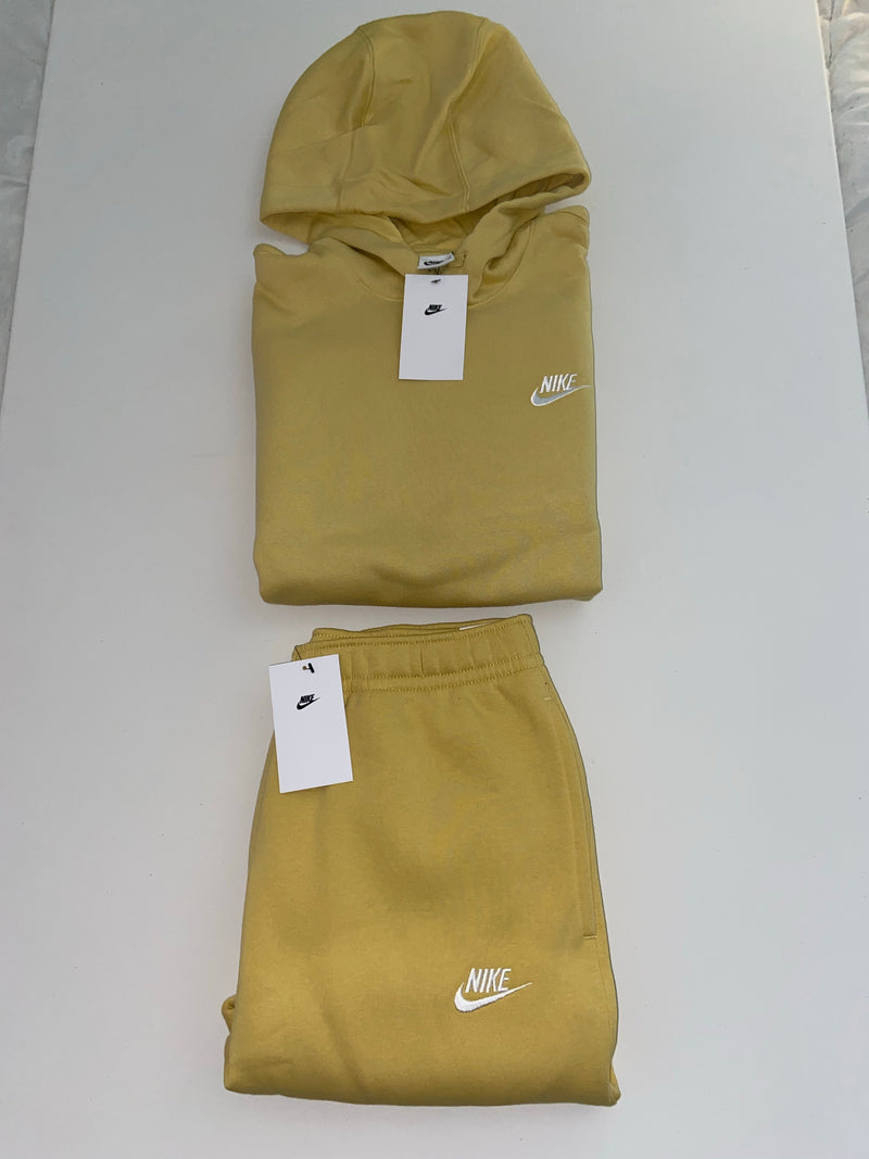 Ensemble nike fleece jaune vif