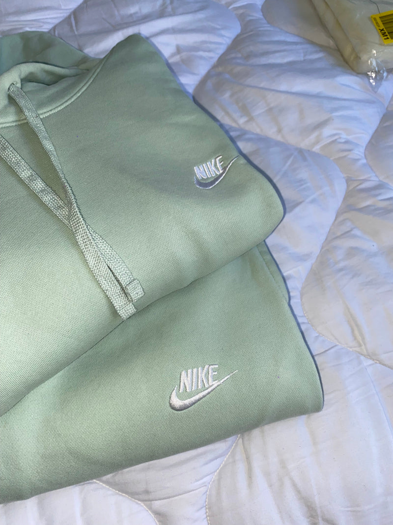Ensemble Nike fleece menthe 🍀