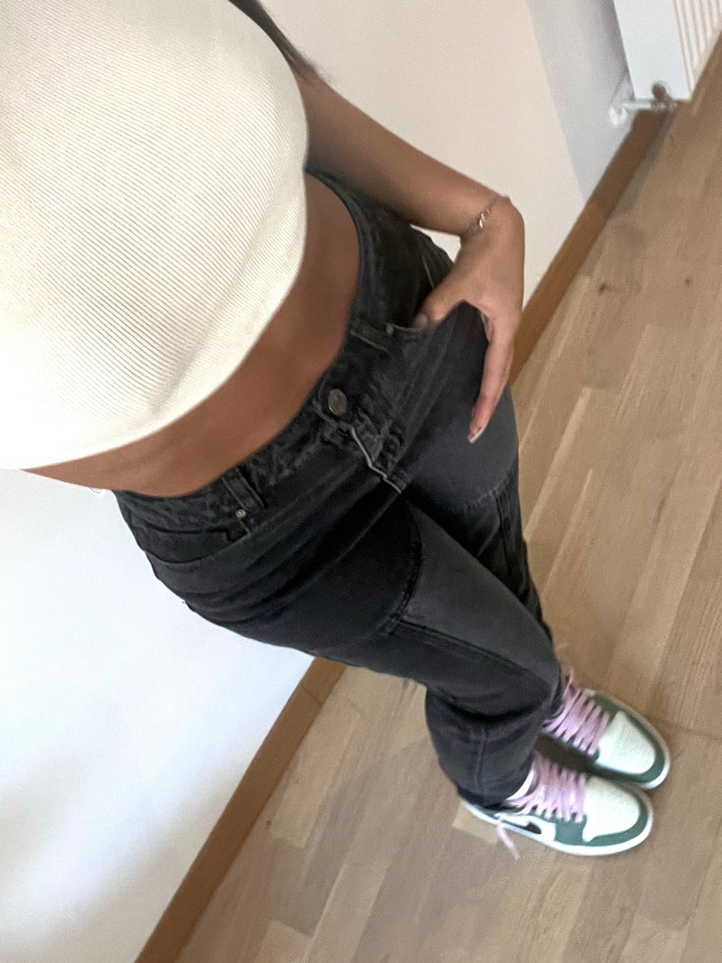 Jean patchwork noir 2