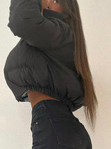 Doudoune courte noire