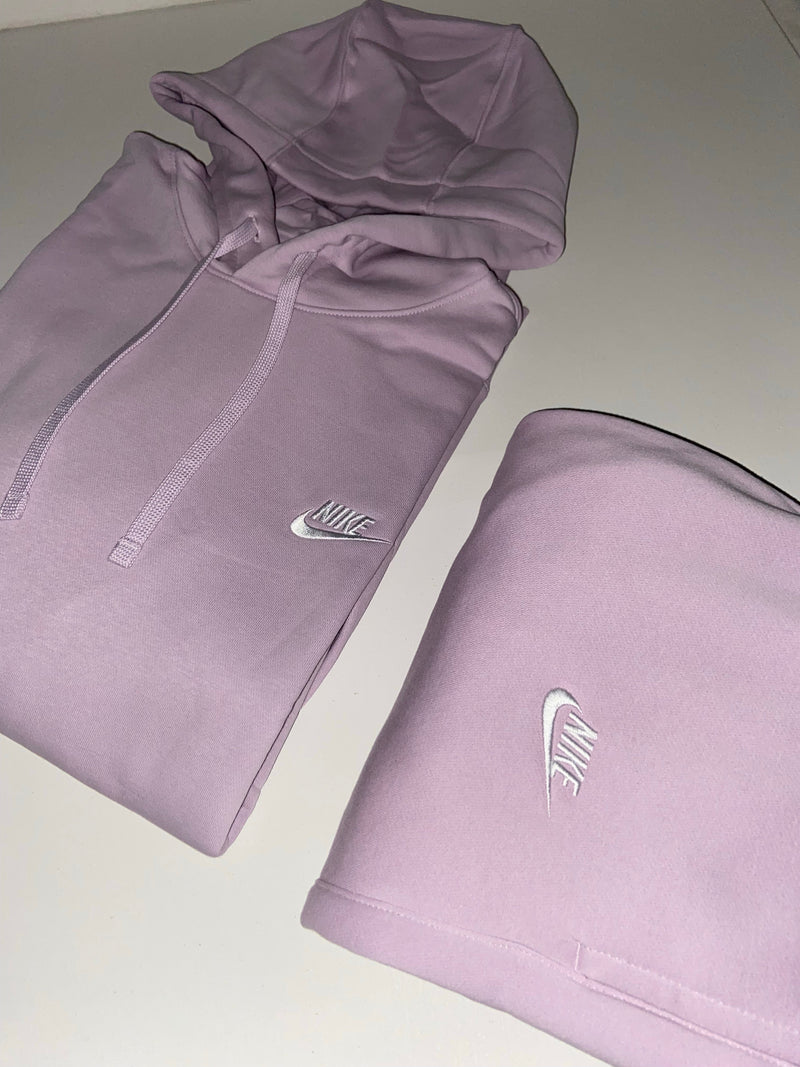 Ensemble nike fleece lilas