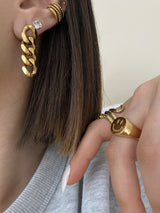 BOUCLE D'OREILLE CHAÎNE