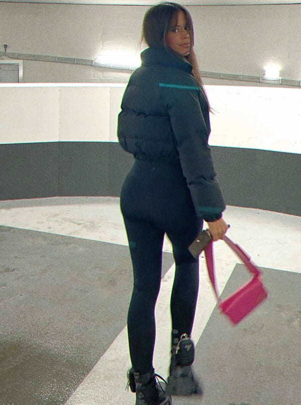 Doudoune courte noire