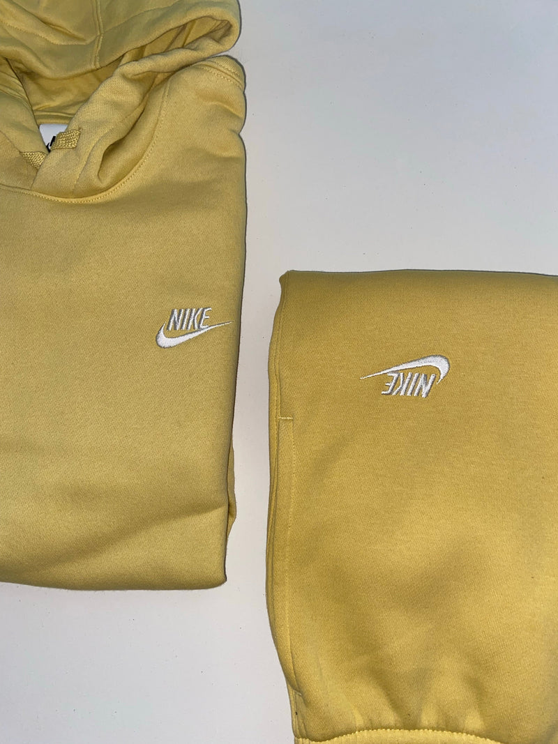 Ensemble nike fleece jaune vif