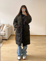 Doudoune longue noire