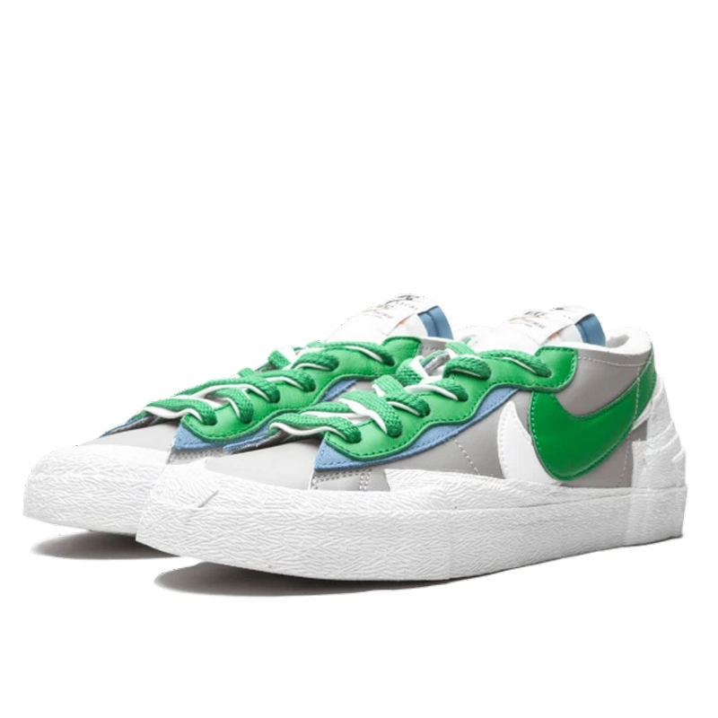 Nike Blazer Low Sacai Medium Grey Classic Green