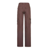 CADY CARGO JEANS IN BROWN